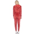 thumbnail image 3 of White Mark Women's 2 Piece Velour Tracksuit Set, 3 of 6