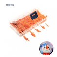 thumbnail image 1 of 160x Snowman Miniature Carrot Noses Snowmen Nose Orange for Crafting, 1 of 7