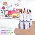 thumbnail image 3 of 12 Colors Fabric Marker Pens Acrylic Marker Pens Fabric Permanent Paint DIY Textiles T-Shirt Cloth, 3 of 9