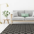 thumbnail image 2 of 4x6' Sharaya Charcoal Printed Floor Mat, 2 of 5