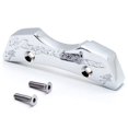 thumbnail image 1 of Krator Coussin Central de Réservoir de Gaz Chromé Compatible avec Suzuki Hayabusa Busa GSX1300R 1999-2014 Coussin Central de Réservoir de Gaz Chromé Logo Hayabusa, 1 of 4