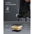 thumbnail image 5 of VASAGLE Echo Collection Bar Stools Set of 2, Kitchen Counter Stools, Breakfast Stools, Synthetic Leather with Stitching, 30-Inch Tall, Home Bar Dining Room, Easy Assembly, Ink Black, 5 of 5