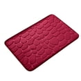 thumbnail image 2 of Amzcrzy Home Memory Cotton Carpet 1Pc Memory Foam Bath Rug Embossed Bathroom Mat Water Absorbent and Washable Bath Rugs, Non-Slip, Thick, Soft and Comfortable Carpet for Show Room Decor, 2 of 5