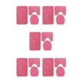 thumbnail image 3 of Baohd 3pieces Multi-functional Non-Slip Chenille Bath Rug Any Bathroom Eco-friendly PJ210611-B004 5Set, 3 of 6