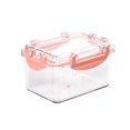 thumbnail image 1 of facefd Girls' INS Sealed Storage Transparent Mini Storage Box Salad Snacks Fruit Preservation Box Desktop Storage and Organization, 1 of 8