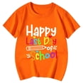 thumbnail image 4 of PMVFHDE T-Shirts Mignons pour Fille T-Shirt à Col Rond Imprimé à Manches Courtes pour Garçons et Filles Orange, 3-4 Ans, 4 of 4
