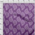 thumbnail image 3 of oneOone Rayon Purple Fabric Block Craft Projects Decor Fabric Printed By The Yard 56 Inch Wide, 3 of 5