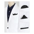thumbnail image 4 of INSPIRE CHIC Men's Pocket Square Classic Self-folded Polka Dots Handkerchiefs For Wedding, 4 of 4