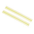 thumbnail image 2 of Binding Strip, PP Plastic 65 Sheet Holdable 10 Pcs Binding Comb Wear Resistant Cuttable  For Loose Leaf Paper Yellow, 2 of 8