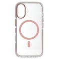 thumbnail image 3 of onn Compatible Soft Shell Bumper Phone Case for iPhone 17 MagSafe, Clear & Pink, 3 of 5