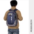 thumbnail image 2 of Langgg Sac à Dos Imperméable 30L Sac de Voyage Portable Fermeture Éclair Nylon Polyester Étudiant Sac de Rangement Unisexe Vert, 2 of 7