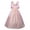 Pink, variant on 2025 Women's Dress Retro Style Gothic Clothes Solid Color Trumpet Sleeve Gothic Dress for Women Long Princess Dress