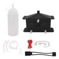 thumbnail image 1 of Multi-Functional Motorcycle & Bike Chain Cleaning Tool Kit with Brush, Water/Oil Bottle, Hooks, Rope, Silicone Strap, and Tubes - Plastic Construction, 100x87x45mm Brush Size - Black (Red/Blue, 1 of 6