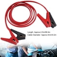thumbnail image 3 of Emergency Start Cable, Easy Connection 2.5m/98.4in Length 5mm/0.2in Diameter Jumper Cable  For Car, 3 of 8