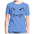 thumbnail image 5 of BYHONG T-Shirt à Manches Courtes à Imprimés de Chat pour Tout-Petits Garçons Filles Hauts Vêtements Enfants Filles Décontracté Col Rond Tunique Hauts Bleu 120, 5 of 5