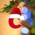 thumbnail image 1 of Fridja 26 Letters Christmas Tree Decoration Pendant, Christmas Tree Ornaments Personalized DIY Christmas Ornaments Christmas Decoration Xmas Tree Hanging Decor (C), 1 of 5