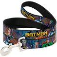 thumbnail image 1 of Dog Leash Batman Villains2 Cityscape 6 Feet Long 0.5 Inch Wide, 1 of 3