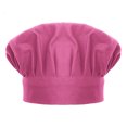 thumbnail image 1 of Toptie Child's and Adult's Cotton Elastic Adjustable Baking Kitchen Cooking Chef Hat-Hot Pink-S, 1 of 6