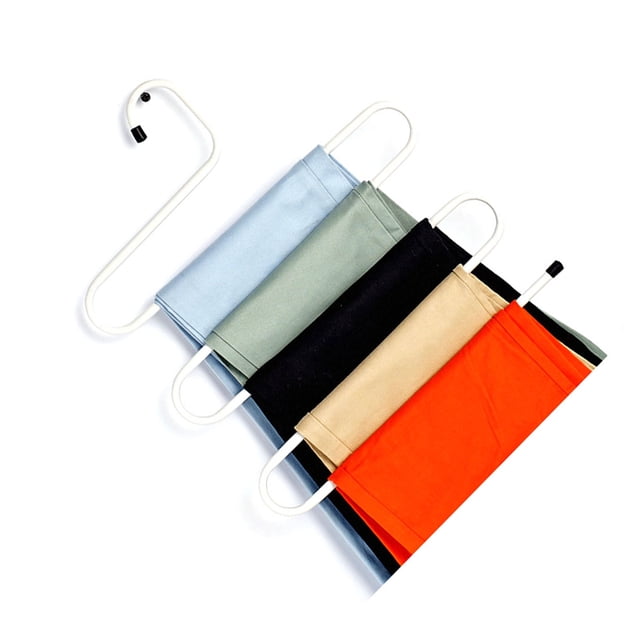 S Shape Clothes Hanger Multilayer Mental hanger ;Multilayer Clothing Rack Holder Pants Neckties Scarves Wardrobe Organizer