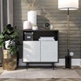 thumbnail image 2 of CosmoLiving by Cosmopolitan Olivia Storage Cabinet, Gray Oak, 2 of 9