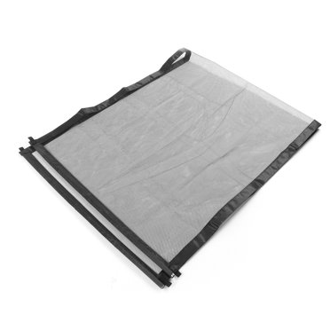 Portable Mesh Pet Gate, Mesh Pet Barrier Foldable Mesh Pet Barrier with 2 X Telescopic Rod for Pet Isolation Fence 180 x 72cm / 70.9 x 28.3in Without Zipper,110 x 72cm / 43.3 x