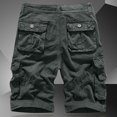 thumbnail image 3 of Diufon Men's Hiking Cargo Shorts Spring Summer Casual Loose Button Drawstring Waisted Outdoor Sport Shorts with Pockets, 3 of 3
