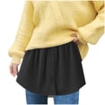 thumbnail image 1 of Kcodviy Jupe de Lit Demi-Extensible Transparente pour Femme, Jupe Superposée à Rayures, Jupe Taille avec Poches, Jupe Imprimée à Étages, Jupe en Herbe Grande Taille, 1 of 8