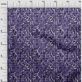 thumbnail image 3 of oneOone Georgette Viscose Purple Fabric Abstract Sewing Material Print Fabric By The Yard 42 Inch Wide, 3 of 4
