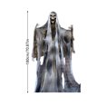 thumbnail image 2 of Squelette Effrayant d'Halloween Suspendu Grande Taille pour Fête Extérieur Intérieur, 2 of 3