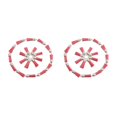 thumbnail image 3 of Ruiboury 100pack/lot Stand Out Unique Tassel DIY Tassel Accessory For Keychain Gifts pink-Silver 2Set, 3 of 6