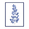 thumbnail image 1 of Designart Navy Blue Eucalyptus II FLOAT FRAME WALL ART, 1 of 3
