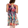 thumbnail image 2 of CPOKRTWSO Robe Midi Décontractée d'Été Sans Manches à Poches Imprimée Florale pour Femmes, 2 of 3
