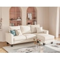 thumbnail image 1 of Homall Canapé Sectionnel Convertible pour Salon, Canapé en L 3 Places avec Méridienne Réversible, Petit Canapé pour Appartement, 1 of 7