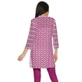 thumbnail image 3 of Moomaya Kurtis Courtes à Col Montant en Poly-Crêpe pour Femmes, Haut de Robe Imprimé, 3 of 5
