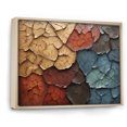 thumbnail image 2 of Designart Tree Redbrown framed wall art decor, Tree Redbrown framed wall Art, Blue Beige Abstract Redbrown Tree composition , Traditional Natural framed wall art, Natural brown color Frame, 2 of 5