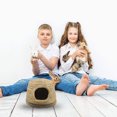thumbnail image 2 of MOVTOTOP 1Pcs Grass Woven Nest Rabbit Grass House Hiding Spot For Pet Owners, 2 of 6