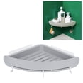 thumbnail image 4 of Shower Shelf, Storage Rack With Hook Shower Organizer, Bathroom Shower Accessories for Bathroom Home Gray,White, 4 of 8