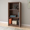 thumbnail image 2 of Corliving Quadra Engineered Wood 3-Tier Adult Bookcase with 2 Adjustable Shelves, 2 of 4