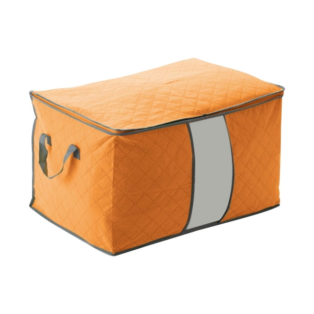 Agiferg Boîte de Rangement pour Couette à la Maison Grande Capacité Boîte de Rangement Pliable avec Fenêtre