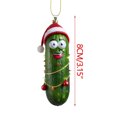 thumbnail image 2 of Amzcrzy Acrylic Cucumber Pendant Multi Functional Acrylic Decorative Christmas Tree Pendant Cute Mini Cucumber Christmas Pendant Holiday Decorations Hanging Decor Garden Decorations, 2 of 5
