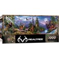 thumbnail image 1 of Masterpieces Puzzle Company Realtree Panoramic 1000 Piece Jigsaw Puzzle, 1 of 4