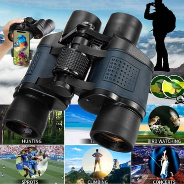Agiferg 60X60 Zoom Binoculars Day/Night Vision Travel Outdoor HD Hunting Telescope +Bag