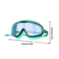 thumbnail image 2 of Kids Swimming Goggles - Large Frame HD Waterproof Eyewear - Adjustable Soft Silicone Seal & Eye Protection for Children, 2 of 8