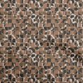 thumbnail image 1 of oneOone Cotton Poplin Brown Fabric Abstract Craft Projects Decor Fabric Printed By The Yard 56 Inch Wide, 1 of 4