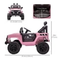 thumbnail image 3 of Aosom 12V Ride On Car Off Road Truck for kids SUV Electric Battery Powered, 3 of 9