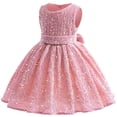 thumbnail image 1 of WEAIXIMIUNG Robes de Fête pour Filles 8-10 Ans Robe Sans Manches Unie Robes de Danse Vêtements, 1 of 3