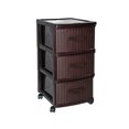 thumbnail image 1 of Gracious Living 3-Drawer Wicker Storage Tower, 1 of 1