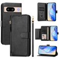 thumbnail image 2 of Google Pixel 8 5G Case ,Zipper Handbag Wallet Leather Cover with Crossbody Detachable Lanyard Strap, 2 of 5