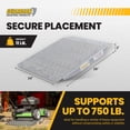 thumbnail image 3 of Guardian Heavy Duty Aluminum Shed Ramp, Portable Loading Ramp for Mowers and ATVs, Silver, 3 of 5