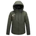 thumbnail image 1 of Penkiiy Heated Jackets for Women Men USB Intelligent Constant Temperature Heated Windproof Plus Size Men And Women Winter 4 Heated Jacket Coat M Army Green, 1 of 4